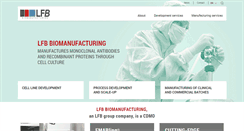 Desktop Screenshot of lfbbiomanufacturing.com